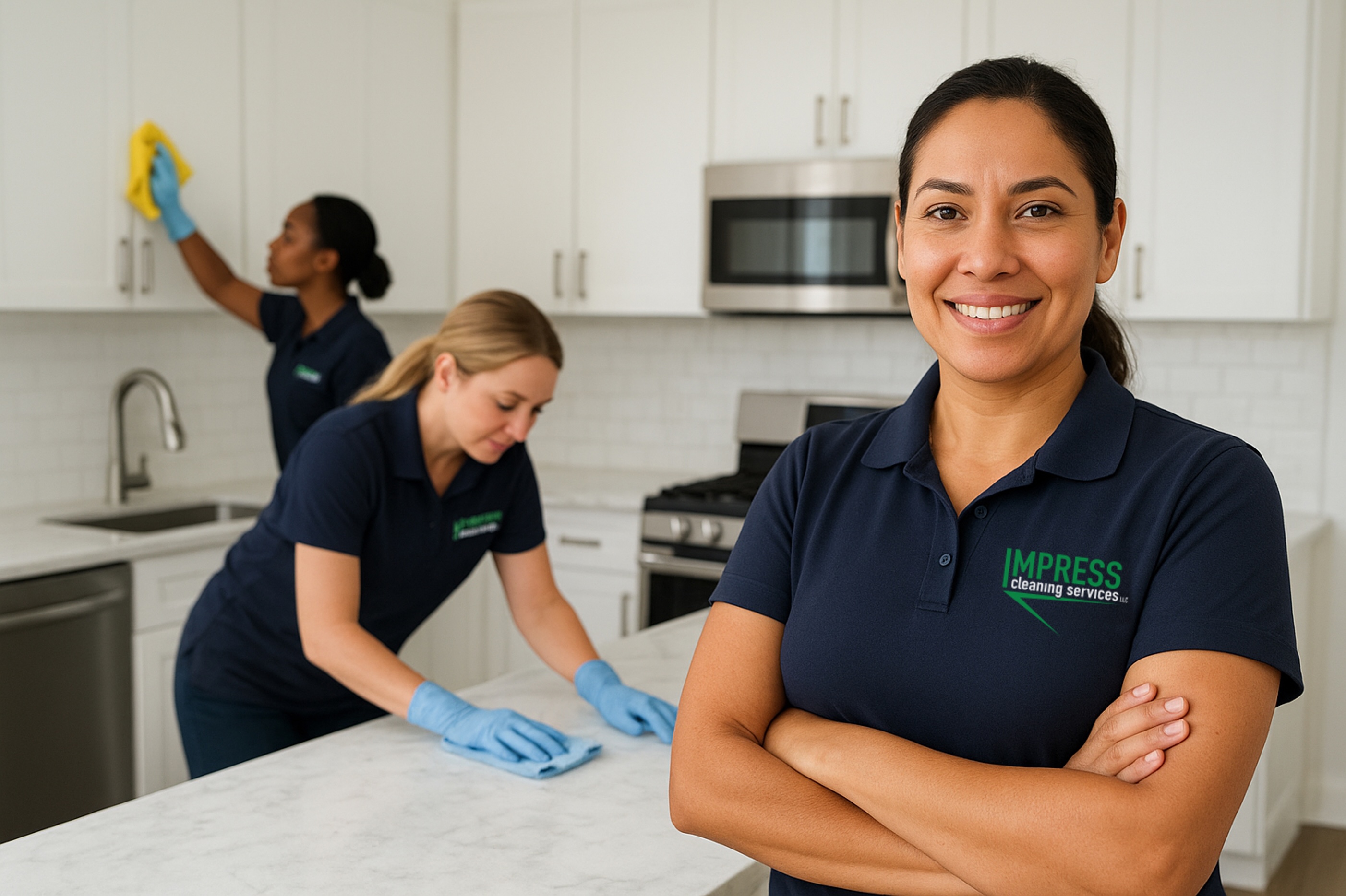 Impress Cleaning pro team